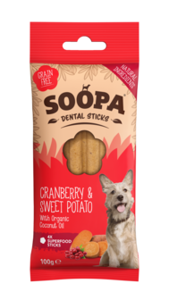 Soopa Dental Sticks - omverpakking 10 stuks