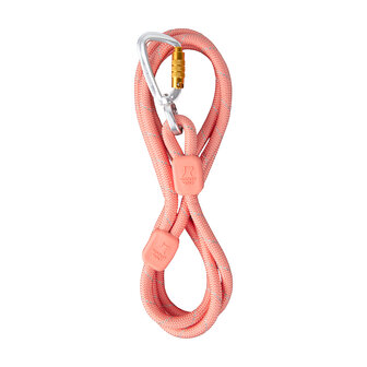 Woolly Wolf - Rope Leash -Salmon Pink - 10 mm 