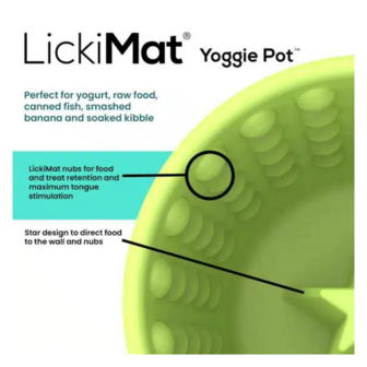 Lickimat - Yoggie pot 