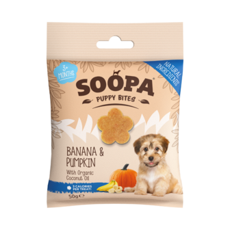 Soopa - Puppy Banaan &amp; Pompoen - Bites