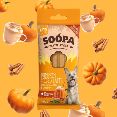 Soopa - Dental Sticks - Pumpkin Spiced Latte